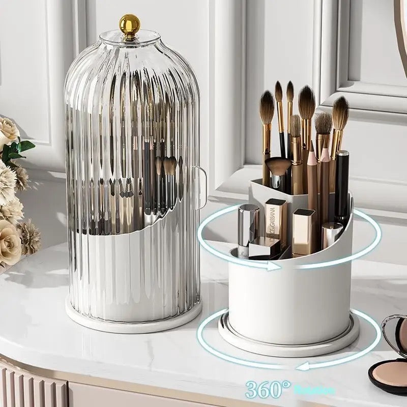 Elegant Makeup Brush Storage