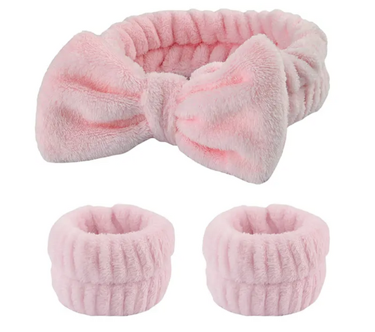 Face Wash Plush Headband