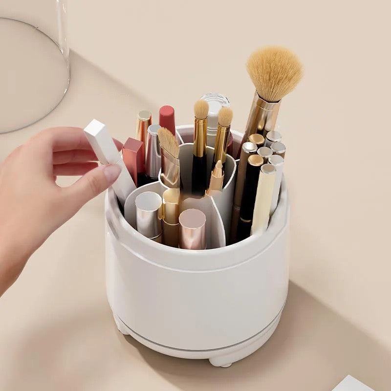 Pink Bear Ear Makeup Brush Holder